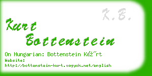 kurt bottenstein business card